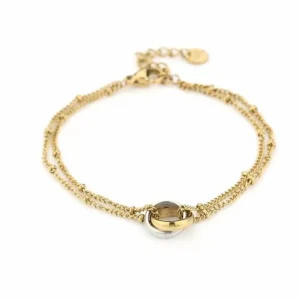 Armband connected goud