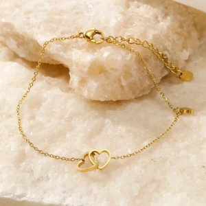 Armband extra love goud