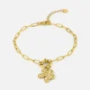Armband flower goud