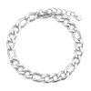 Basic armband 7mm zilver