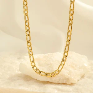 Basic ketting 5mm goud