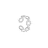 Basic schakelring zilver
