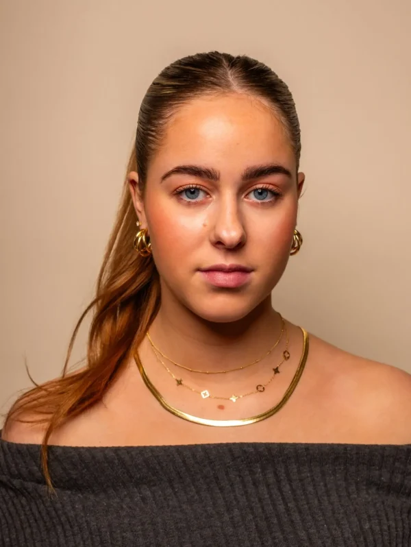 Bolletjes ketting goud