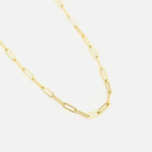 DYO Ketting paperclip goud