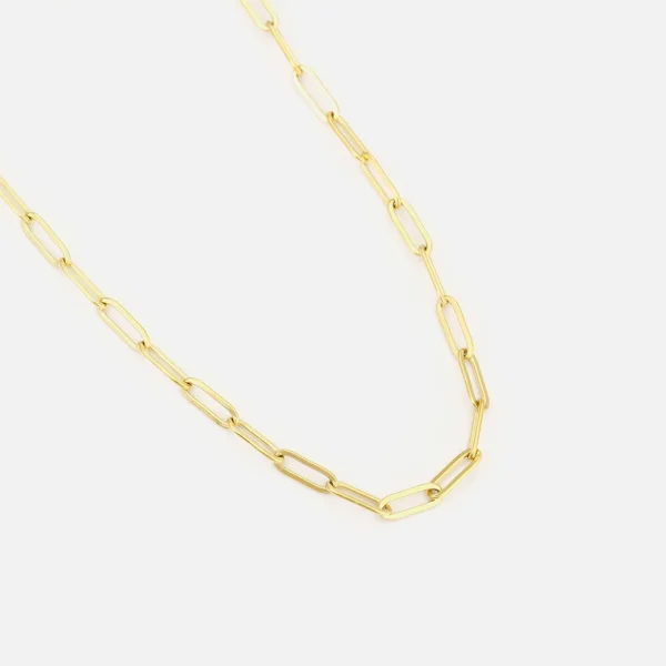 DYO Ketting paperclip goud