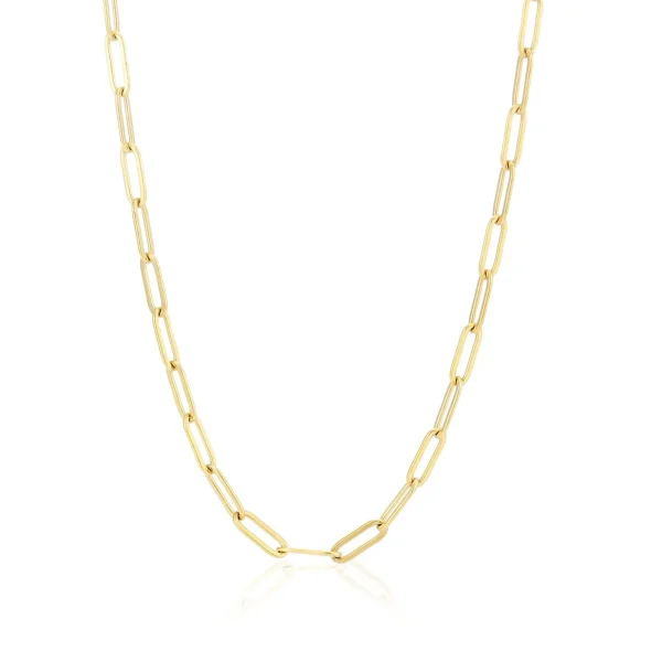 DYO Ketting paperclip goud