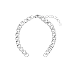 DYO Premium cuban armband zilver