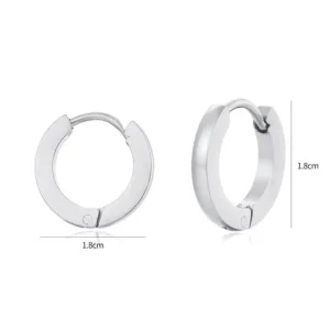 DYO premium hoops 1.8 cm zilver