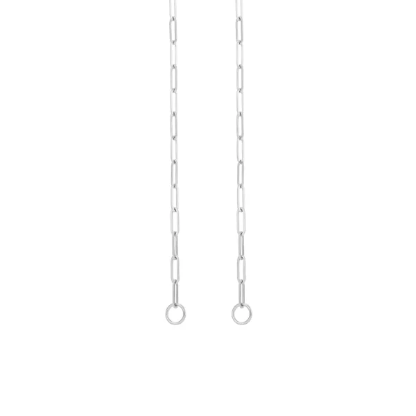DYO premium paperclip ketting zilver