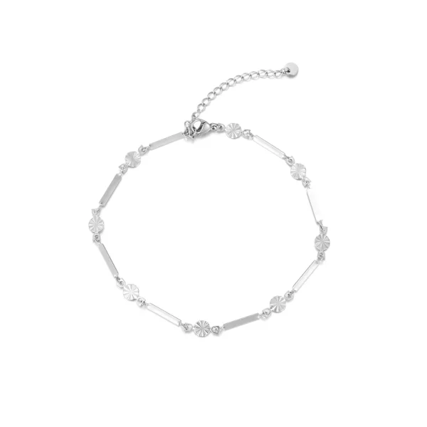 Enkelband blockchain zilver