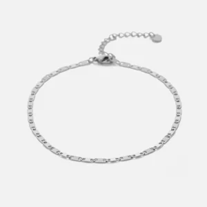 Enkelband classic-schakel zilver