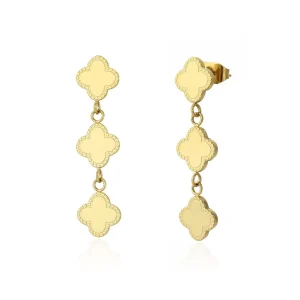 Hangende klavers goud