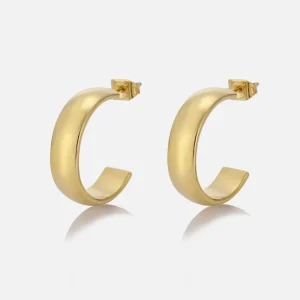 Hoops glad goud