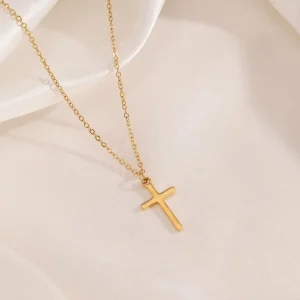 Ketting kruisje goud