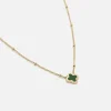 Ketting lucky goud/groen