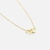 Ketting verbonden hart goud