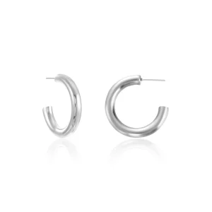 Kleine creolen zilver