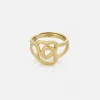 Ring connected love goud