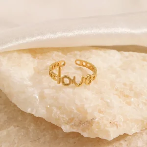 Ring LOVE goud