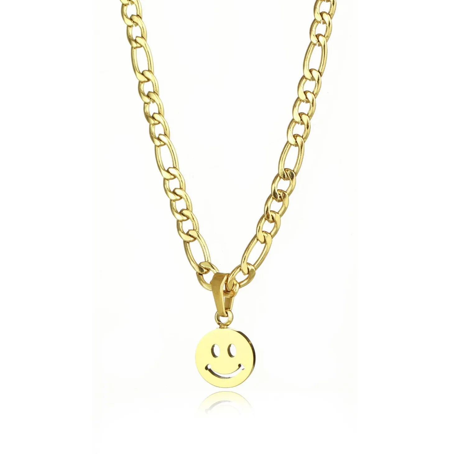 schakelketting_happy_goud_1.webp Schakelketting happy goud