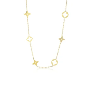 Symbolen ketting goud