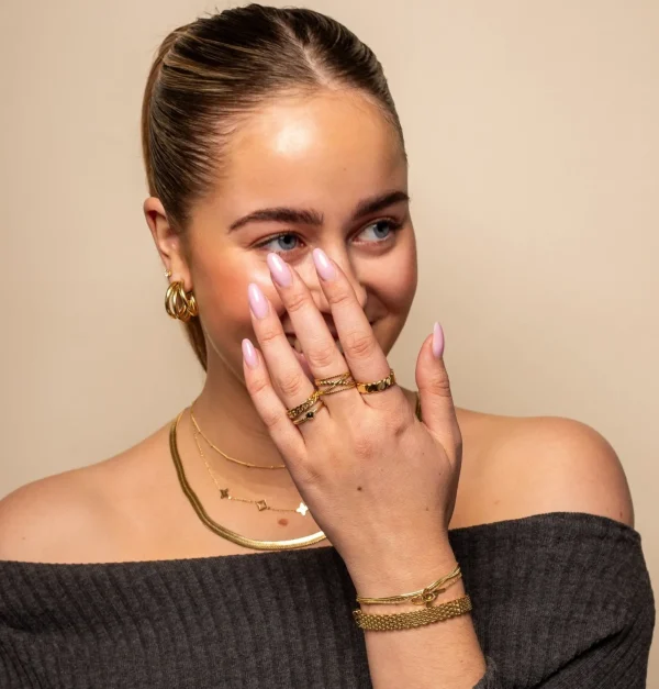 Symbolen ketting goud